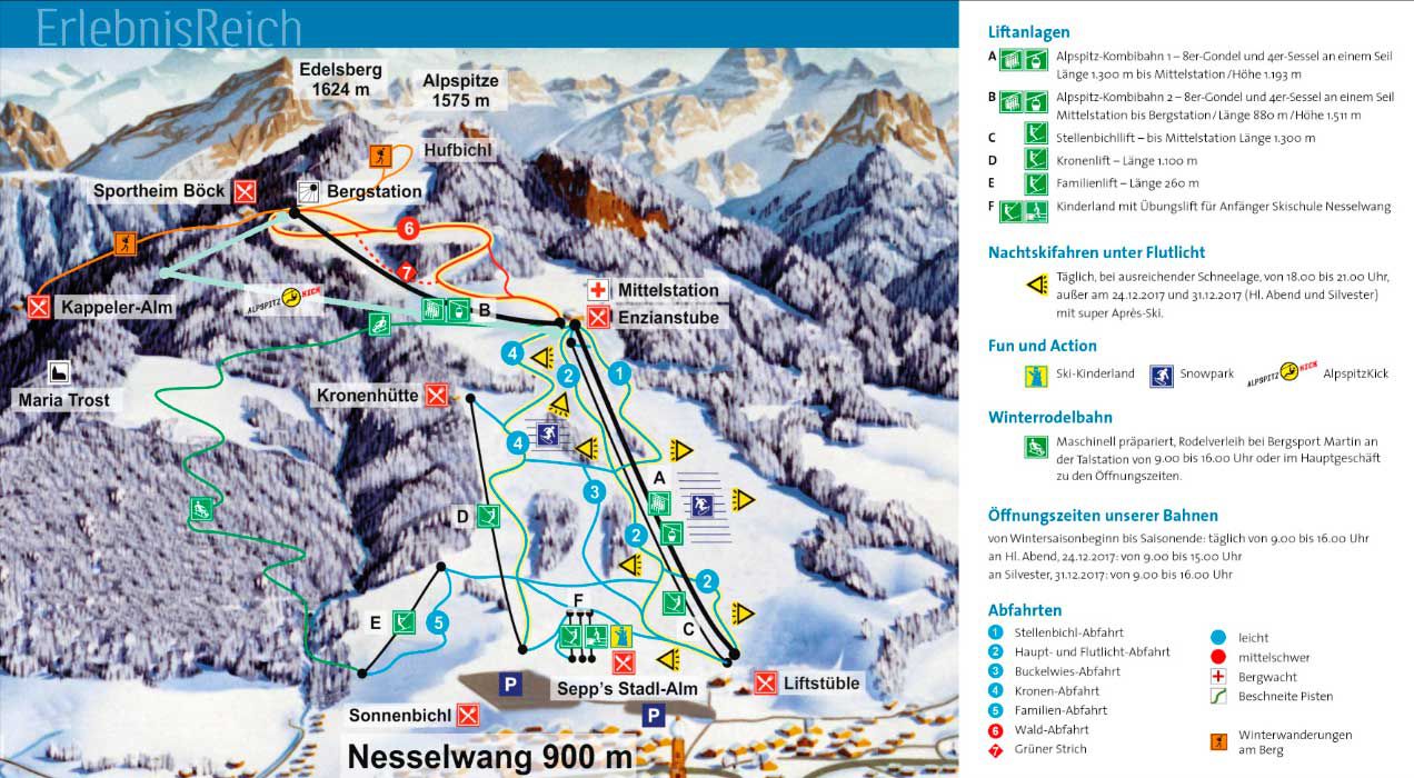 Горнолыжный курорт Nesselwang – Alpspitze (Alpspitzbahn) 2