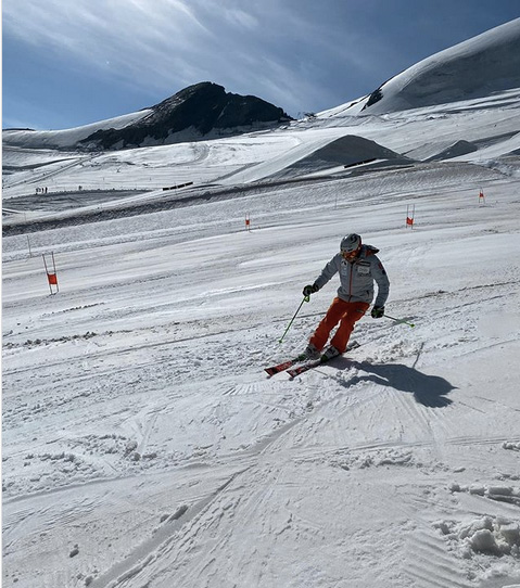 Хенрик Кристофферсен вернулся на снег после травмы 2