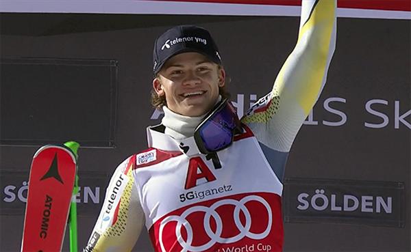 Норвежец Браатен сенсационно выиграл гонку открытия сезона Кубка мира в слаломе-гиганте в Зельдене 1