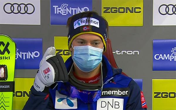 Норвежец Фосс-Солевааг возглавил гонку слаломистов после первой попытки в Мадонне, Александр Хорошилов — 18-й 2
