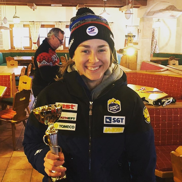 Софья Крохина выиграла заключительный слалом на этапе Кубка России в Кусе 2