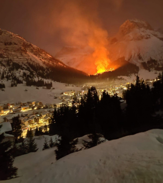 Крупный пожар в Австрии: Лех остался без ТЭЦ 3