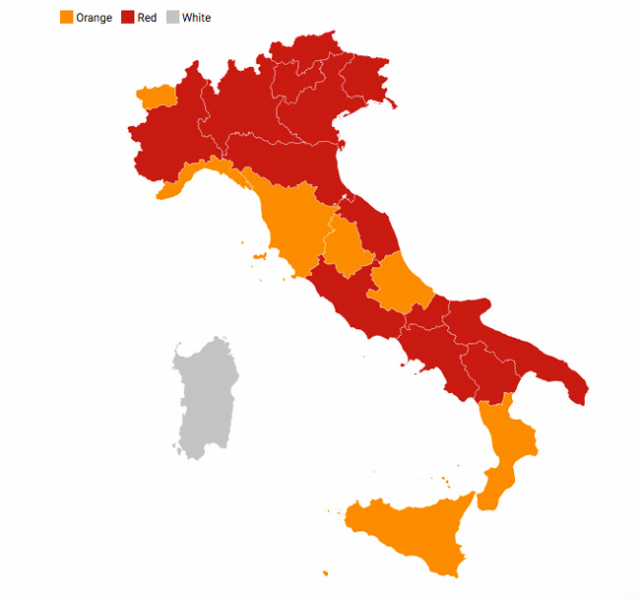 Италия снова уходит на карантин 4