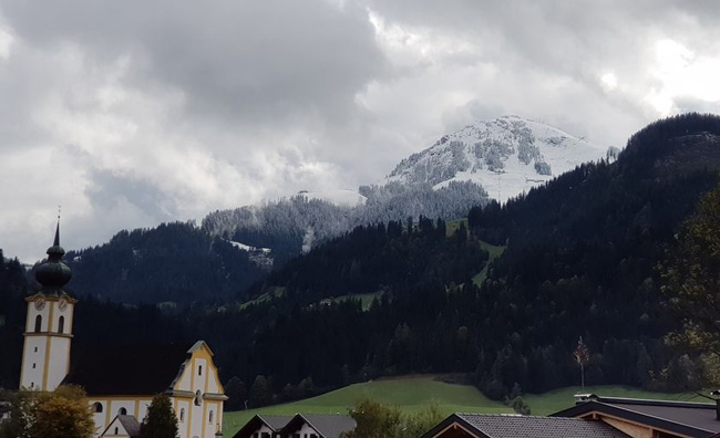 На горнолыжных курортах Европы выпал снег 2