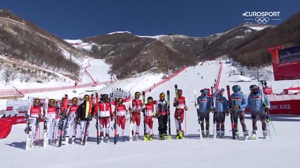 Австрийцы выиграли командные соревнования горнолыжников на Олимпиаде в Пекине, россияне уступили в одной восьмой финала Италии 1