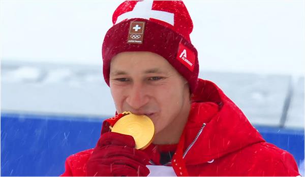 Швейцарец Одерматт — олимпийский чемпион Пекина в слаломе-гиганте, россияне не финишировали на первой трассе 2