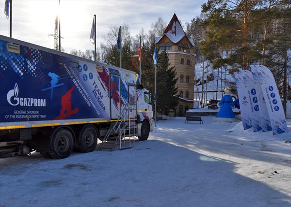 Мобильный сервисный центр ОКР побывал на Кубке России по горнолыжному спорту 2