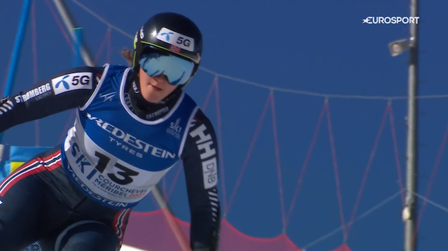 Норвежка выиграла первую в жизни медаль через сутки после падения 3