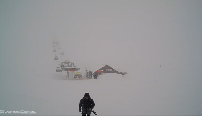 В Красной Поляне за три дня выпало больше 2,5 метров снега 1